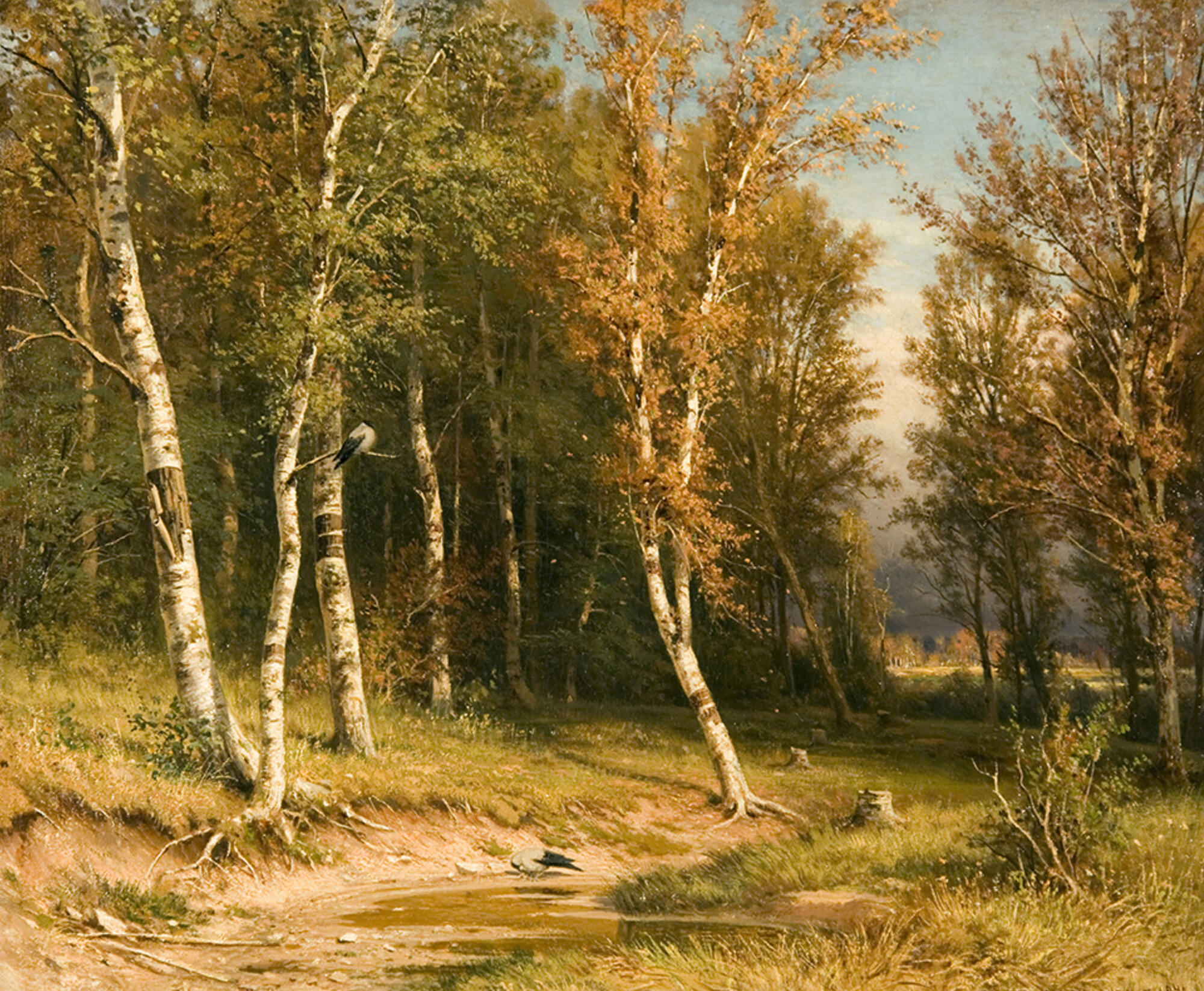 Forest before the storm - Ivan Shishkin. Подробное описание экспоната,  аудиогид, интересные факты. Официальный сайт Artefact