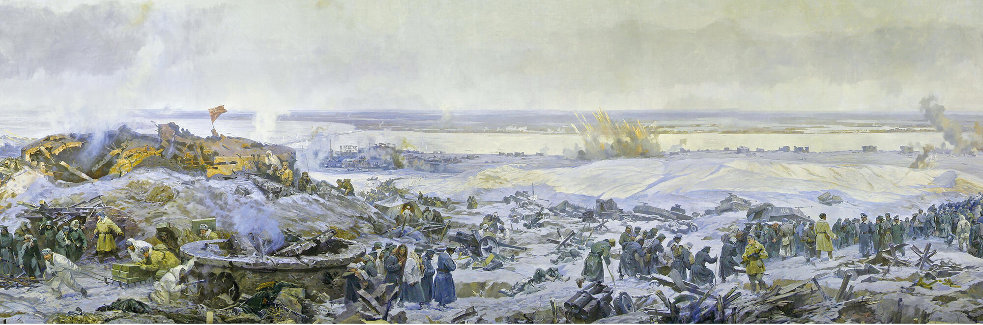 Сталинградская битва картина Дмитриевский