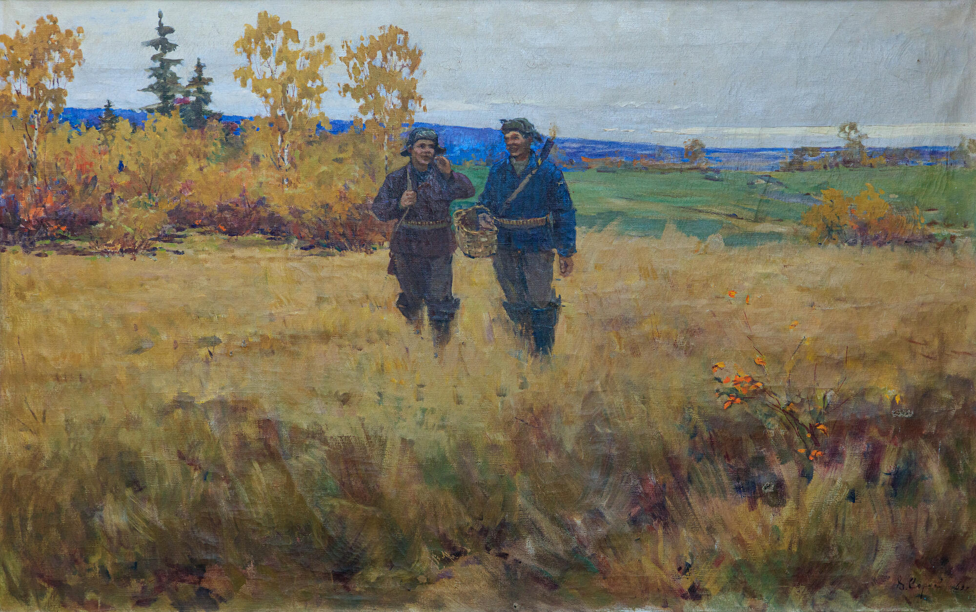 Hunters from the Village of Yarenga - Vladimir Sarayev. Подробное описание  экспоната, аудиогид, интересные факты. Официальный сайт Artefact