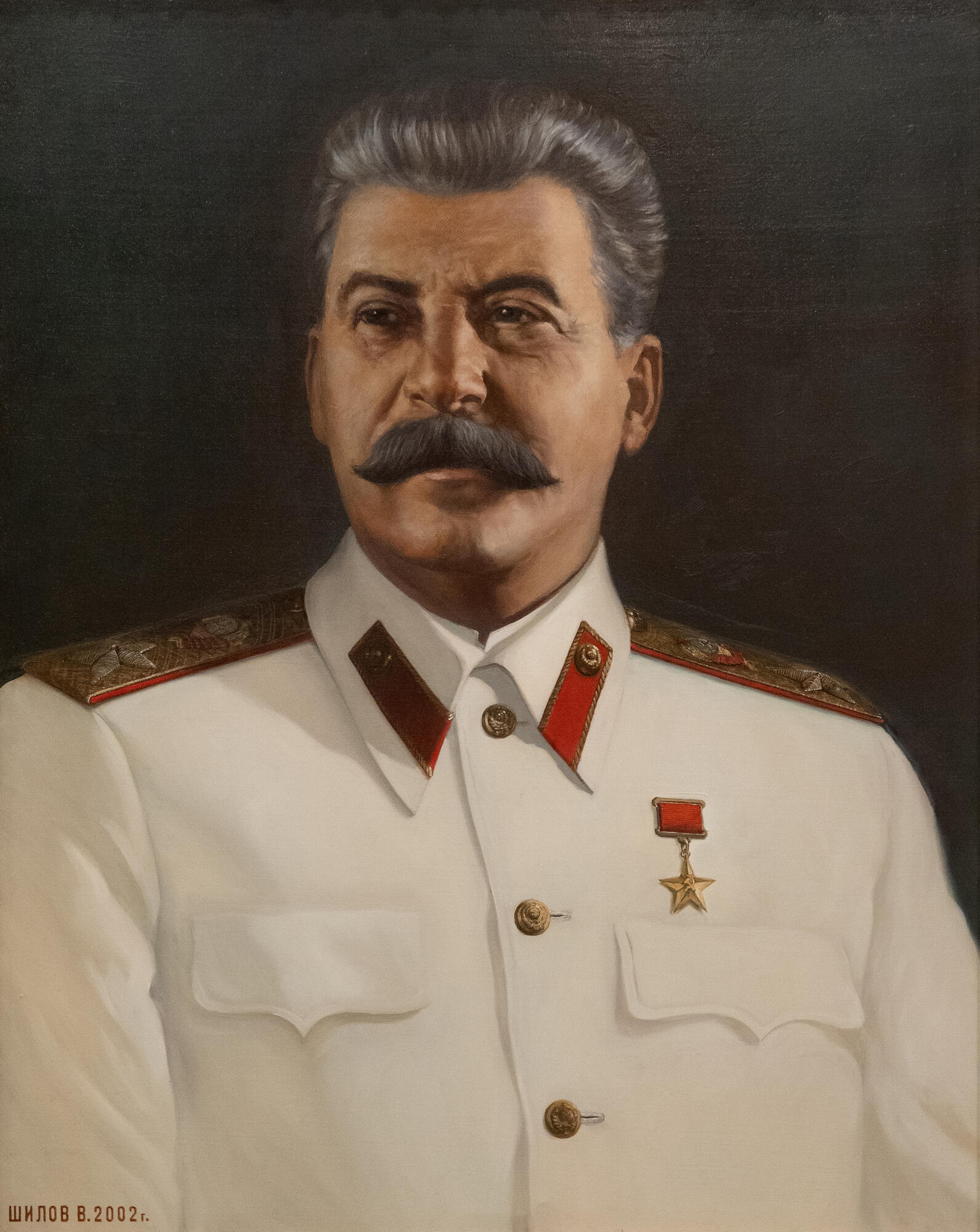 Portrait of Joseph Stalin - Viktor Shilov. Подробное описание экспоната ...