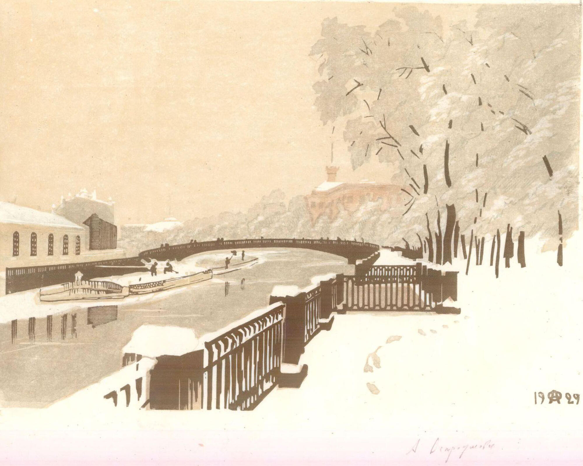 Акведук для фонтанов Летнего сада