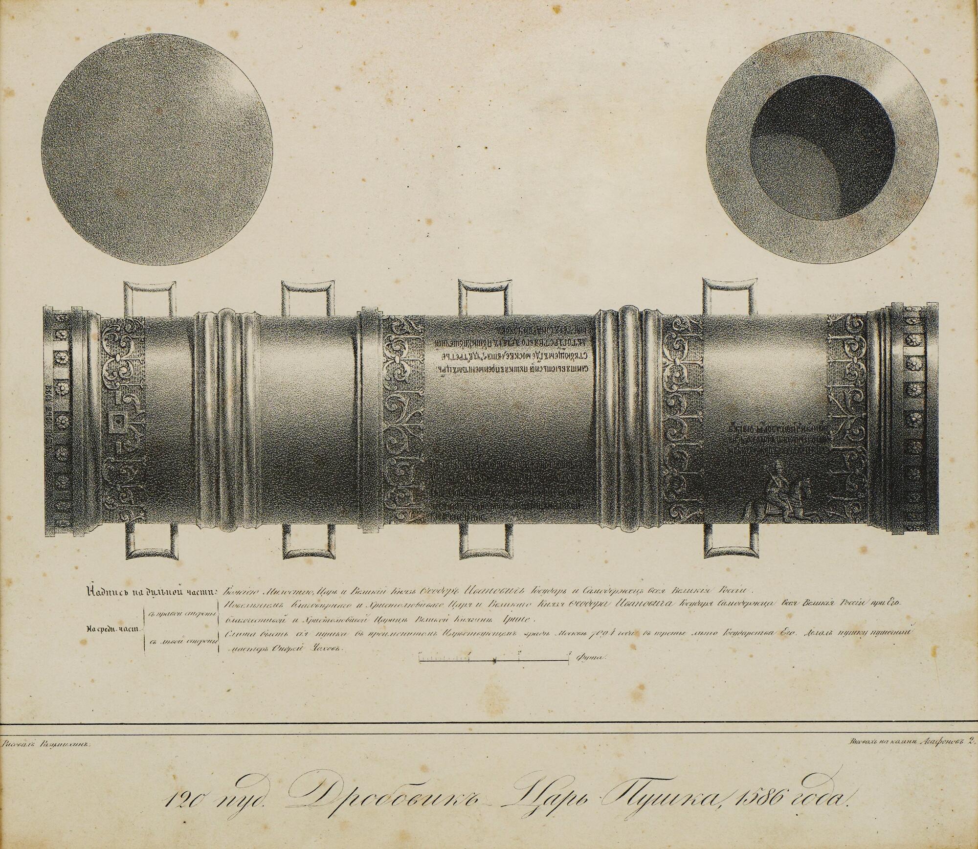 Царь-пушка - Разумихин П.И. Подробное описание экспоната, аудиогид,  интересные факты. Официальный сайт Artefact