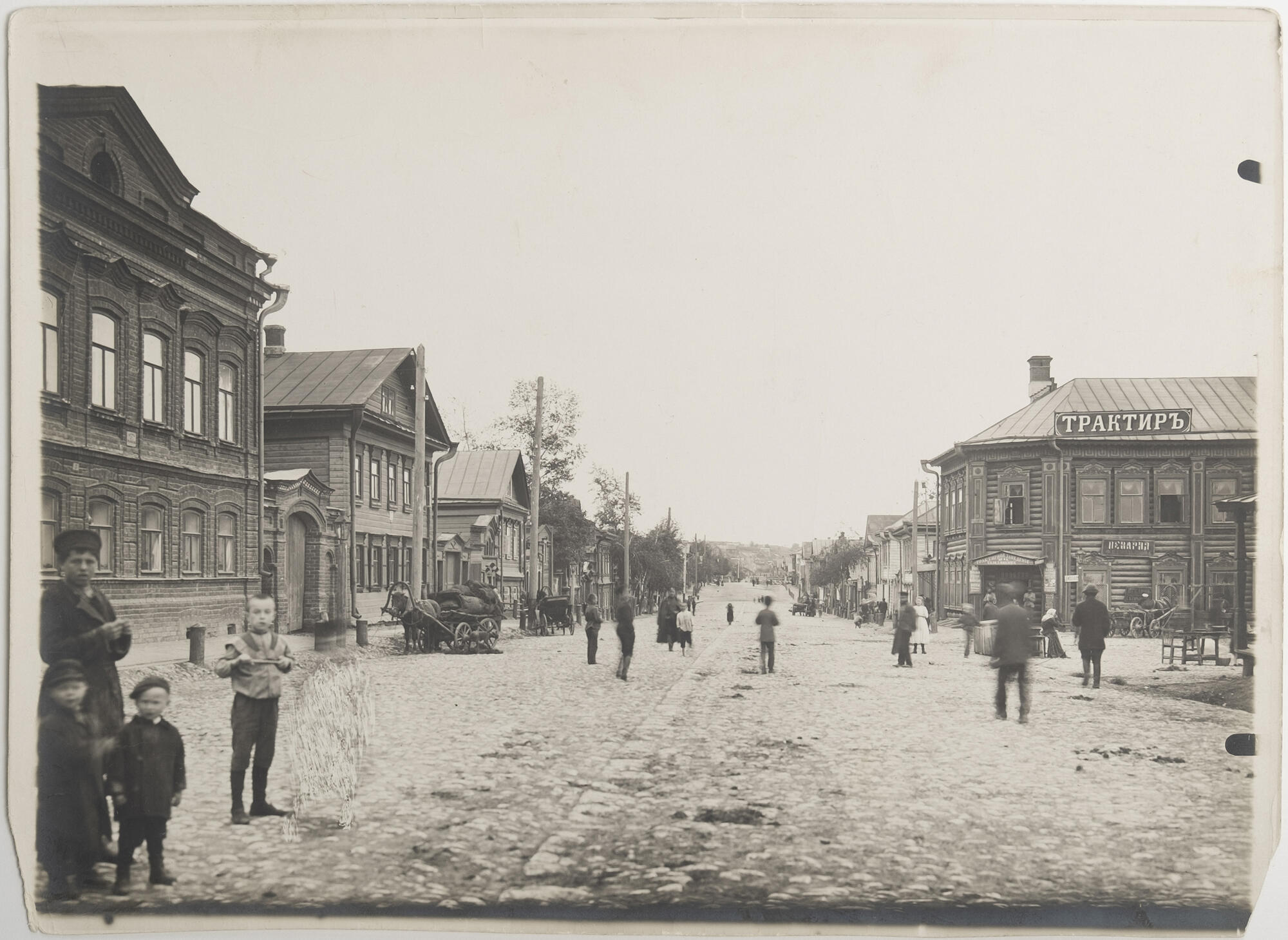 Панорама ул. Большой в Суконной слободе (копия) - Коган Г.Г. Подробное  описание экспоната, аудиогид, интересные факты. Официальный сайт Artefact