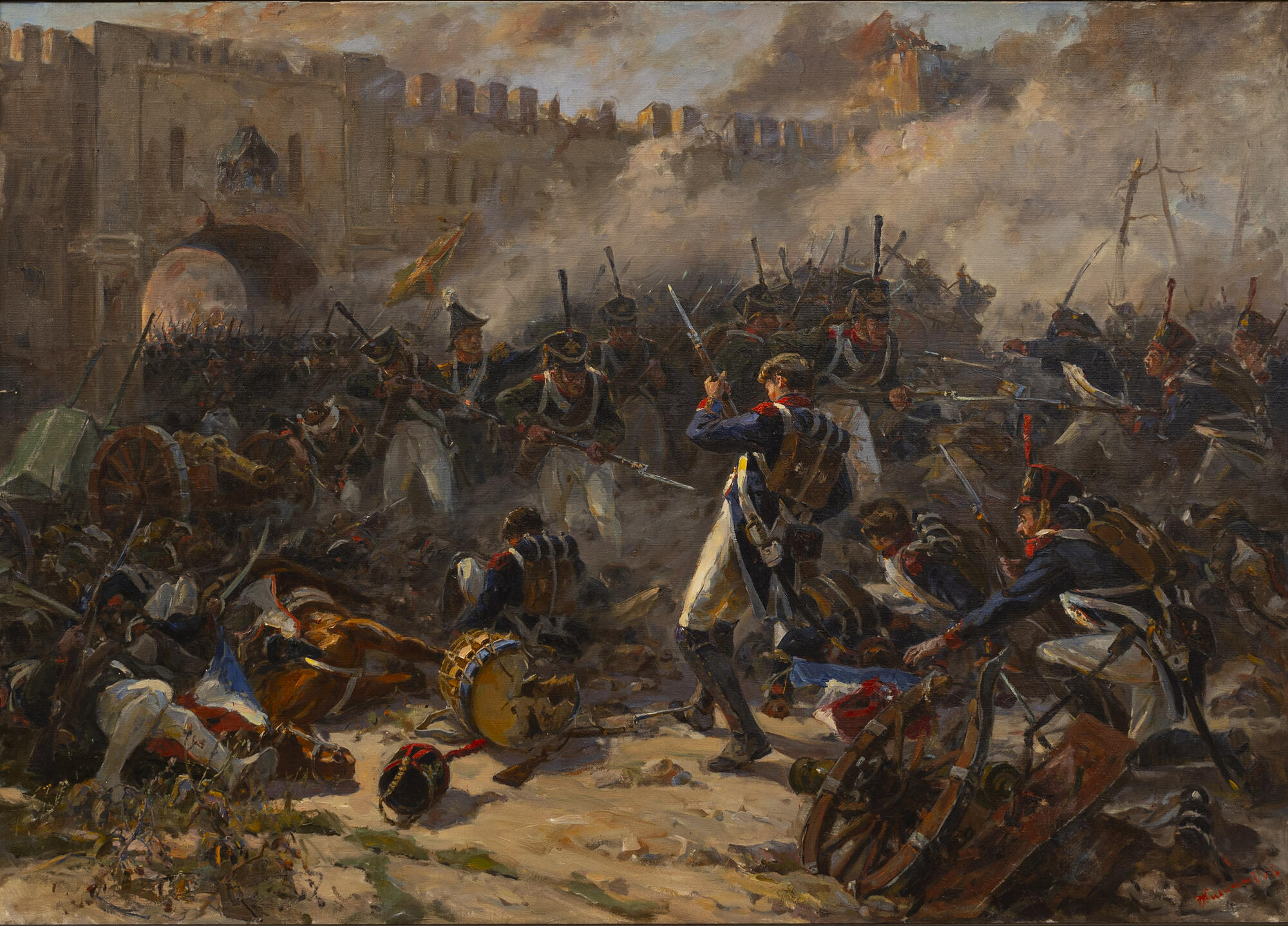 Бои в крупном городе. Битва в Смоленске 1812. Смоленское сражение 1812 года. Наполеон в Смоленске 1812.
