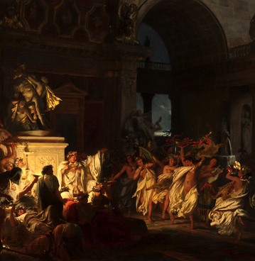 Римская оргия блестящих времен цезаризма
