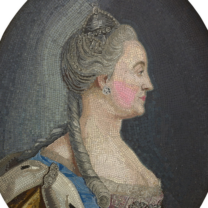 Мозаичный портрет императрицы Екатерины II
