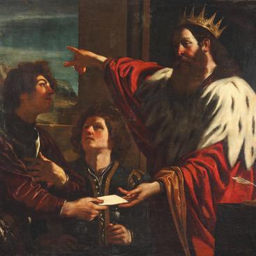 King David Handing the Letter to Uriah