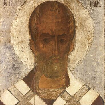 Святитель Николай Чудотворец с избранными святым