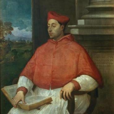 Titian (Tiziano Vecellio). Portrait of Cardinal Antoniotto Pallavicini