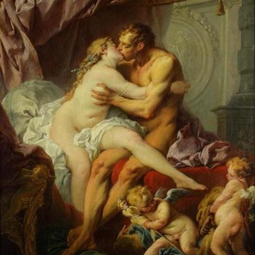 Francois Boucher. Hercules and Omphale