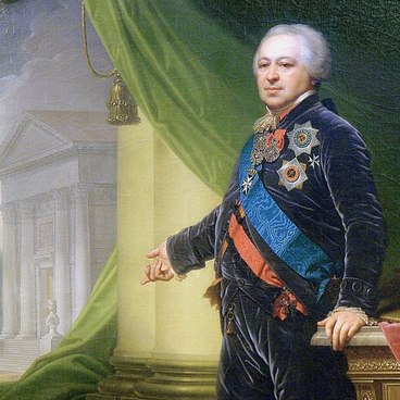 A portrait of Prince Alexander Kourakin