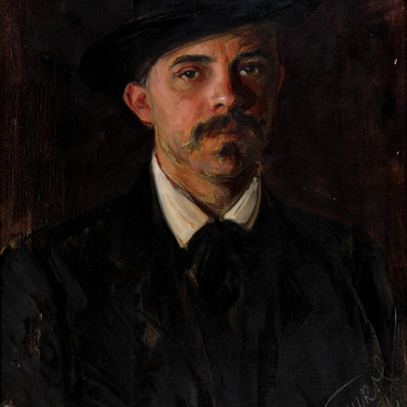 Портрет художника Л.В. Попова