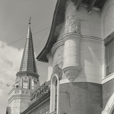 Ярославский вокзал. г. Москва. Фрагмент фасада.