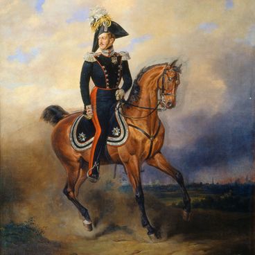 Portrait of Emperor Nicholas I on Horseback 
