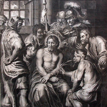 The Mocking of Christ. Crowning with Thorns