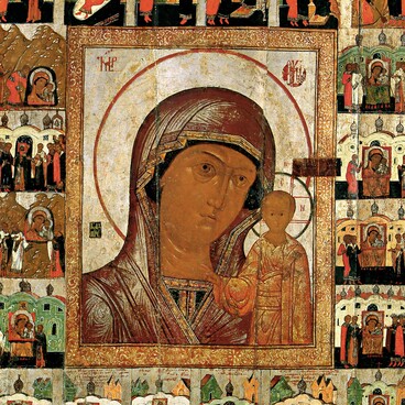 Our Lady of Kazan with miracles 