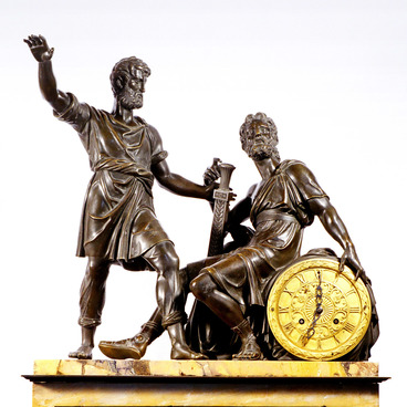 Fireplace clock "Minin and Pozharskiy"