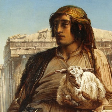 Греческий пастушок на Акрополе