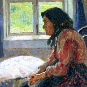 An Old Woman at the Window