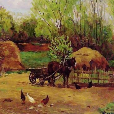 Landscape with a Horse