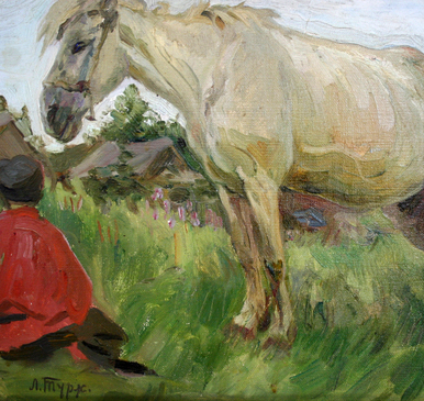 Пастушок и лошадь