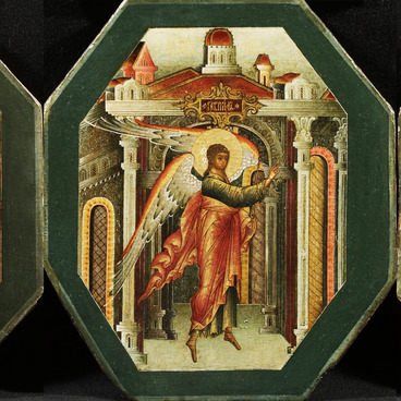 Иконы из царских врат церкви Николы Мокрого
