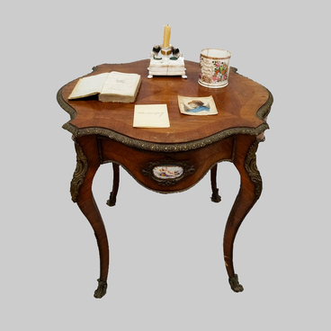 Table with Alexander Stupin’s personal belongin