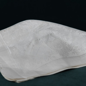 Napkin with Monogram of Emperor Nicholas II