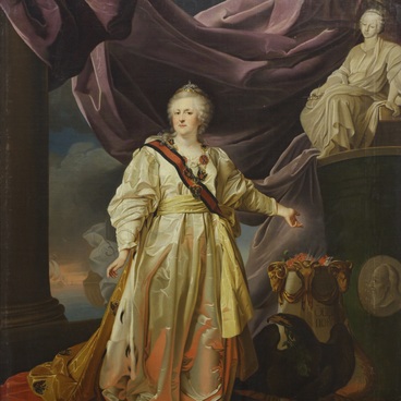 Портрет Екатерины II в виде законодательницы