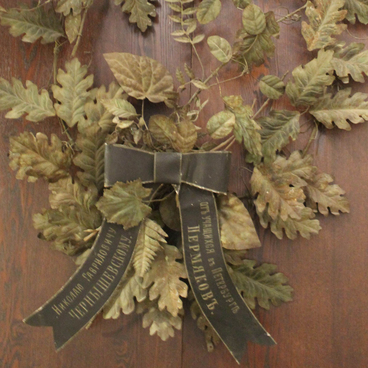 Wreath from grave