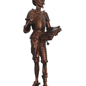 Don Quixote cabinet sculpture