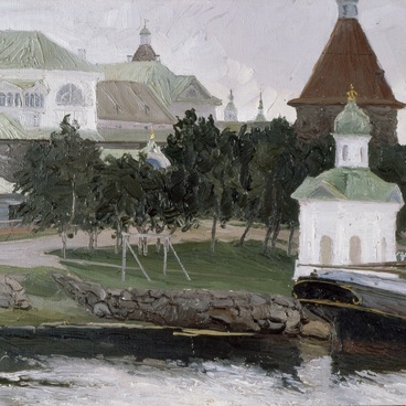 Harbour near Solovetsky Monastery 