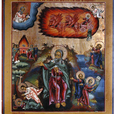 The Fiery Ascent of the Prophet Elijah