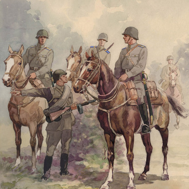 Эскиз формы одежды Красной Армии (1942)