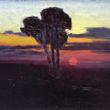 Sunset with Trees