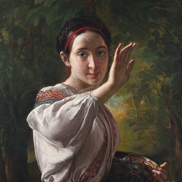 Girl with Plums