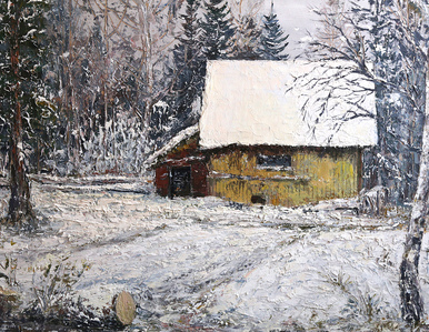 The First Snow in Luzhba