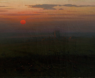 Sunset in the Steppe