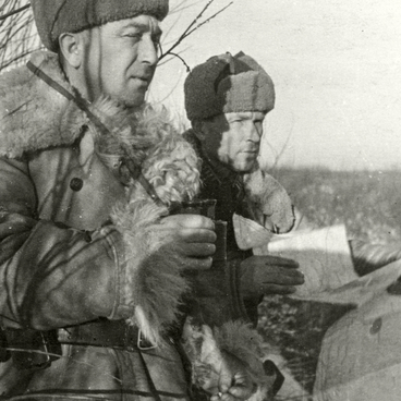 A.A. Dyakonov at the command post