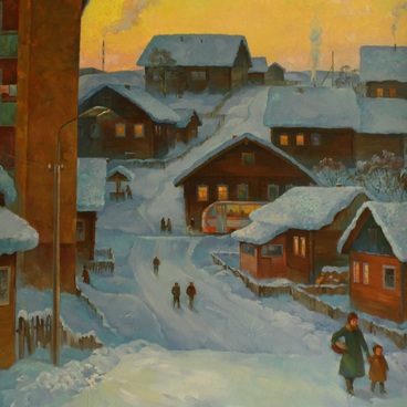 Кослан вечером