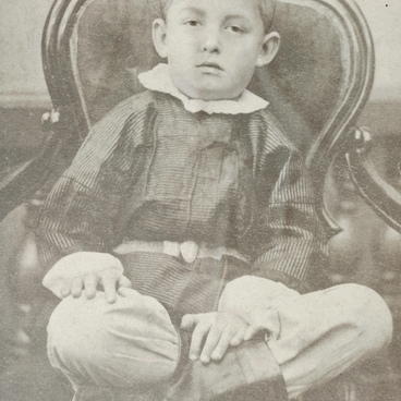 Kostya Tsiolkovsky at the age of 5 or 6 