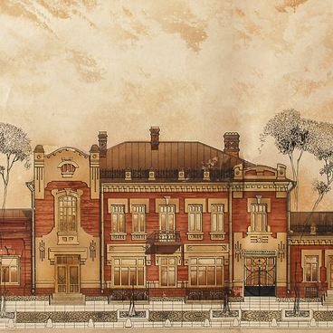 Design for the restoration of the house of V.M. 