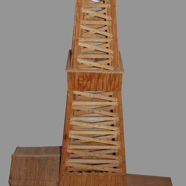 Model of an Ishimbay derrick