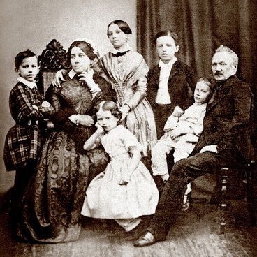 Photograph of the Tchaikovsky family