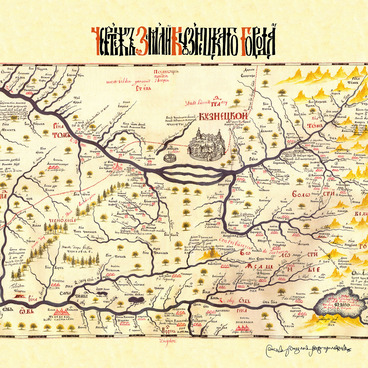 Map of Kuznetsk