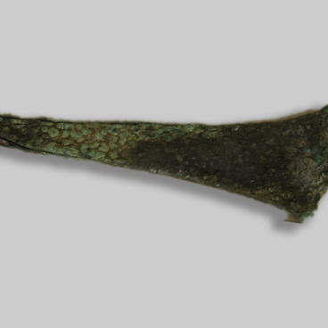 Bone handle with bronze adze