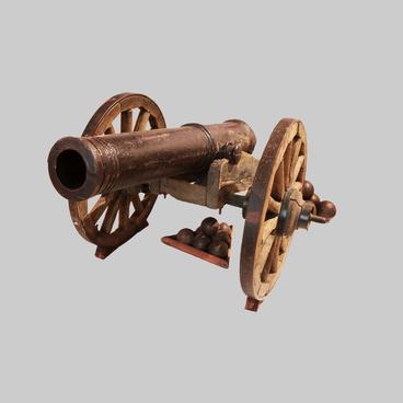 Cast iron cannon