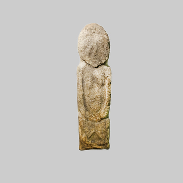 Stone statue of a woman