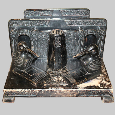 “Kingfishers” inkstand