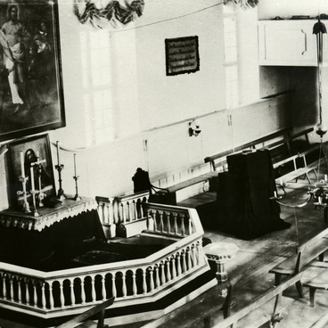 Interior of the Sarepta church